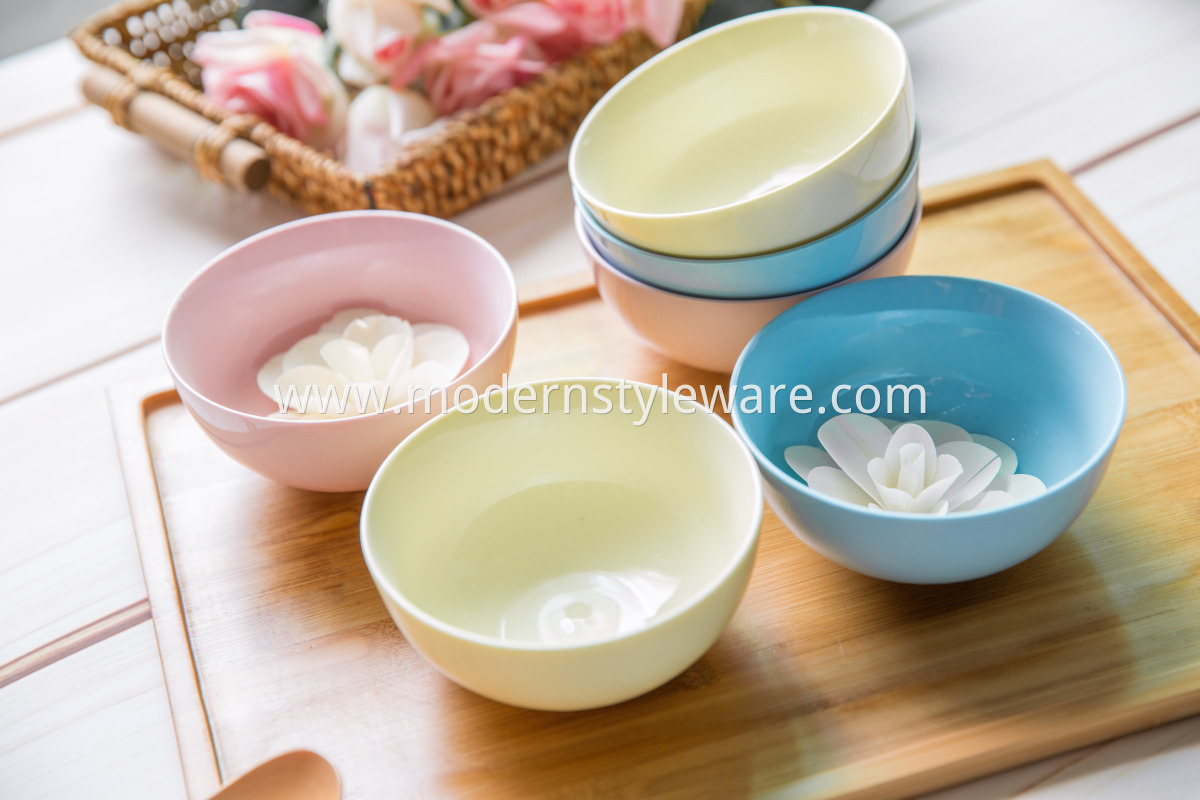 Colorful Porcelain Ceramic Soup Rice Bowl